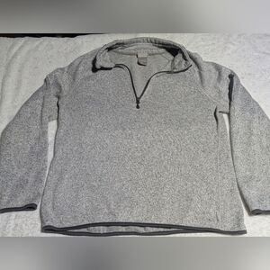 Avalanche Outdoors XL Gray Quarter Zip Sweater Fleece Pullover